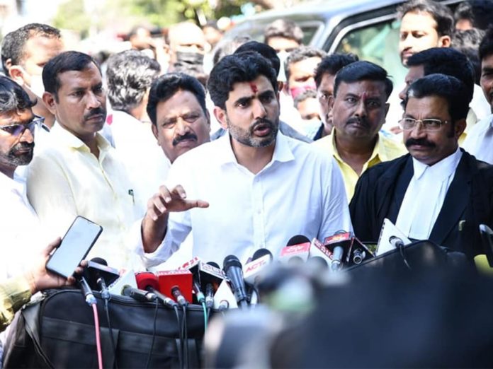 Minister Lokesh thanked CM Revanth for allotting ₹1.35 crore for the renovation of NTR Ghat in Hyderabad.