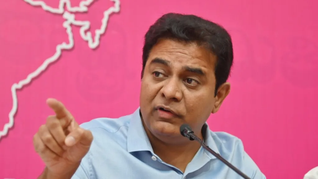 KTR hits out over Chandrababu–Revanth meet, alleges betrayal of Telangana interests and questions Revanth's stand on water sharing.
