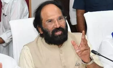Minister Uttam Reddy accuses past govt of neglecting key projects, leading to Telangana's loss in Krishna waters and Andhra's undue benefit.