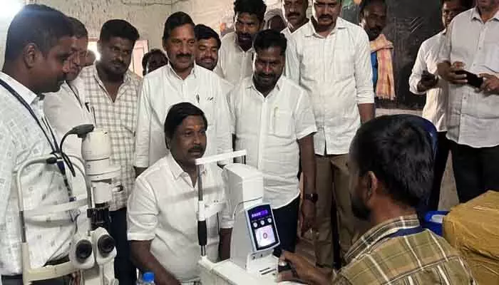 Residents can avail free eye care treatment at the camp in Lingala Mandal, open for people up to 50 years of age.