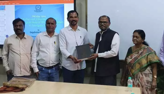 From a poor tribal family, Sagaboyin Paparao becomes OU’s first Adivasi PhD scholar. His inspiring journey of determination draws praise from many.