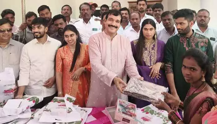 MLA Kumbham Anil inaugurated roads and Goud community buildings to boost village development in Bhuvanagiri region.