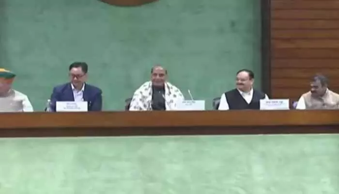 All-party meeting under Centre held to discuss SIR, Vandemataram controversy and key bills ahead of winter parliament session.