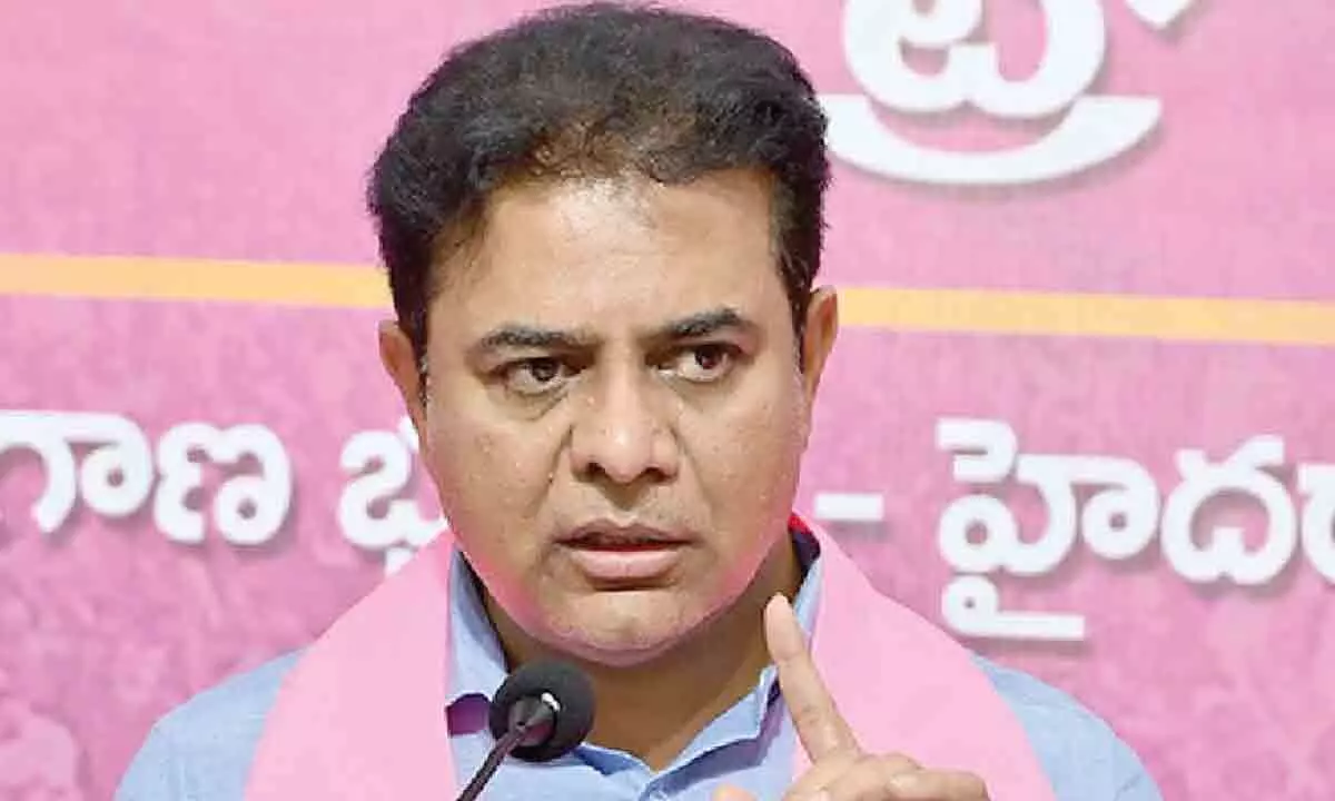 KTR said Congress downfall has begun after Panchayat polls. BRS registered a massive victory in Sircilla constituency.