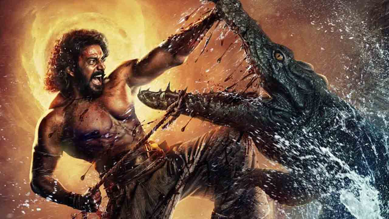 Young hero Virat Karna’s ‘Nagabandham’ climax shooting at Ramanaidu Studios with a grand Rs. 20 crore set, promising a visual feast and epic action.