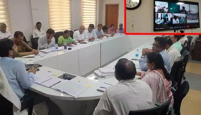 Collector reviews panchayat elections, focusing on infrastructure, staff training, and smooth conduct across the district.