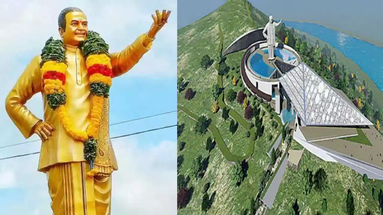 A committee of five ministers is set up for NTR’s statue in Amaravati. The location and design of the iconic statue will be finalized soon.